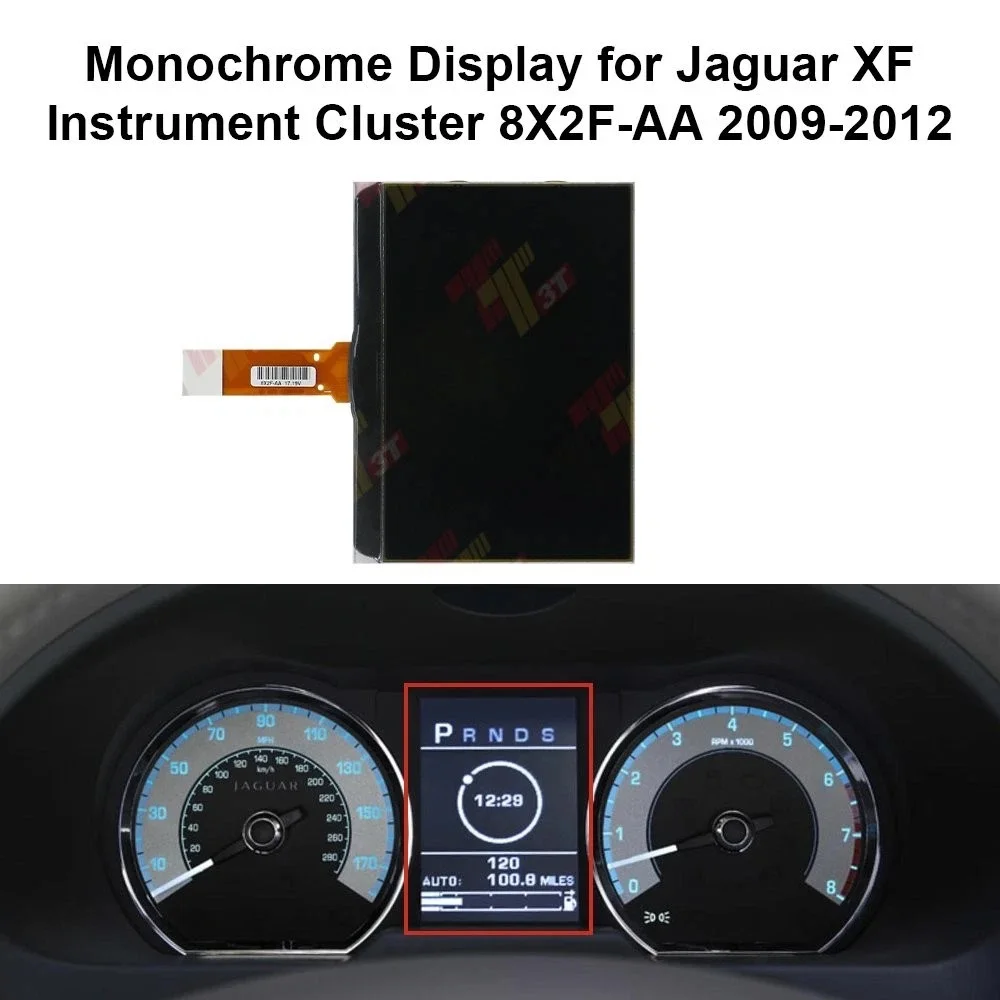 Display for Jaguar XF Instrument Cluster 8X2F-AA 3232126/02R Visteon ACF10/09/30