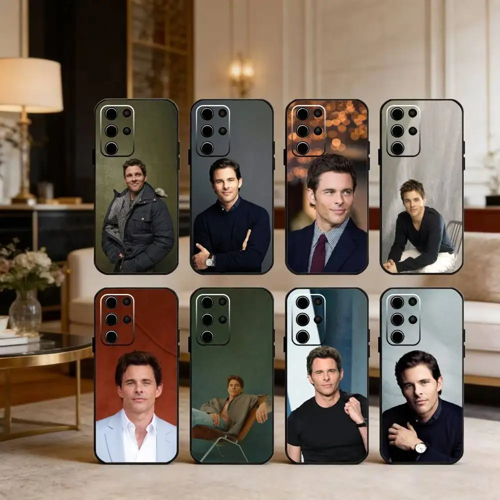 

J-James Actor Marsden Phone Case For Samsung S25,S24,S23,S22,S21,S20,Plus,Fe,Lite,Others Black Cover