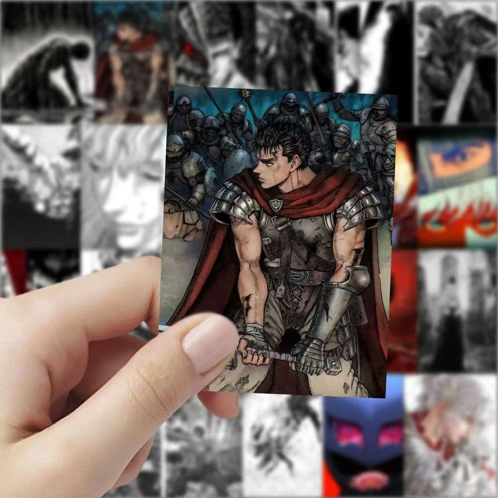 10/30/59pcs Berserk Anime Stickers Cool Guts Cartoon Sticker Laptop Luggage Suitcase Motorcycle Phone Waterproof Griffith Decals