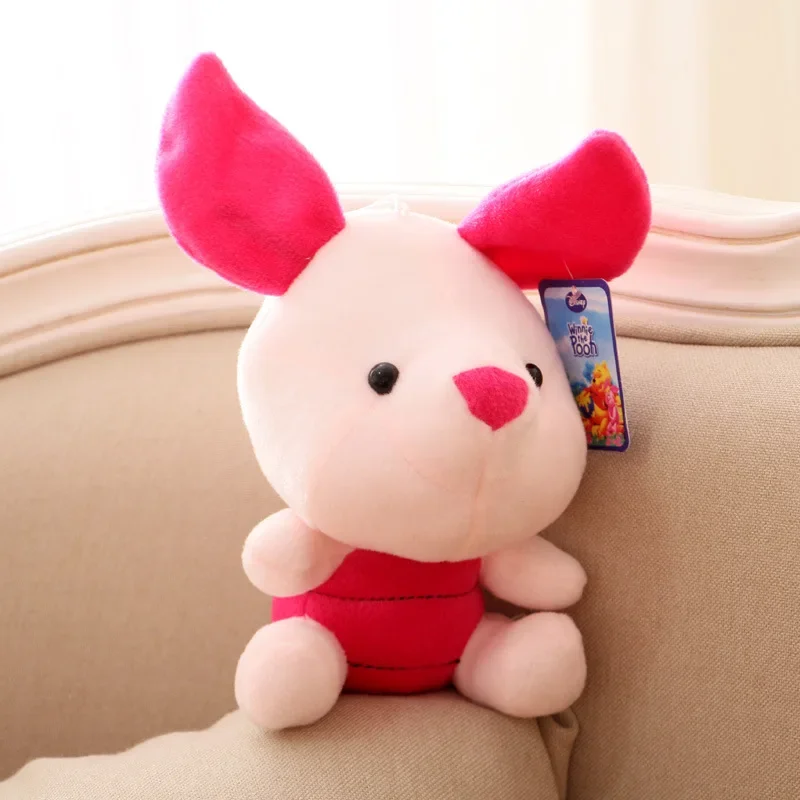 Disney Pooh Bear Stitch muñeco de peluche para niños, Peluches de dibujos animados, juguetes Kawaii, animales de peluche suaves para niños, regalo