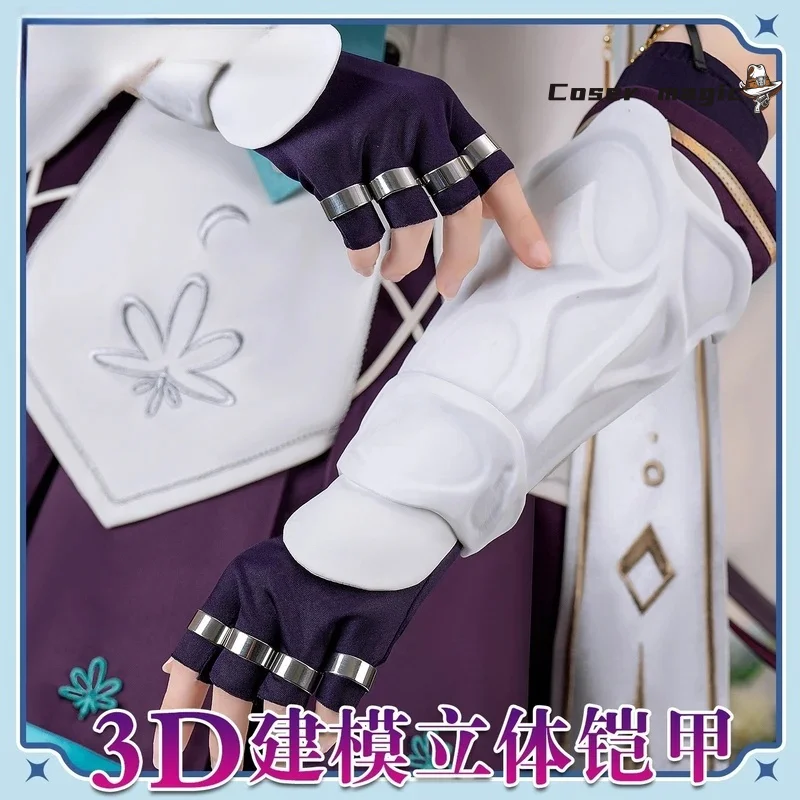 أنيمي M i COS k u تأثيري الفروسية فارس الخيال فستان أنثى هالوين زي