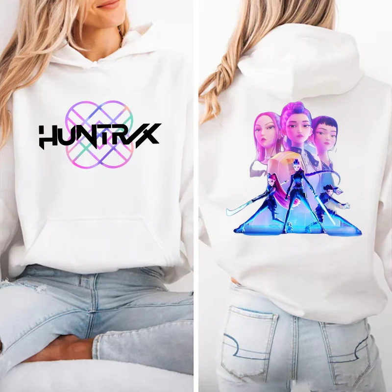 

New Hot Anime Kpop Demon Hunters Printed Hoodies Men/women Sweatshirts Casual Hoodie Personality Pullover