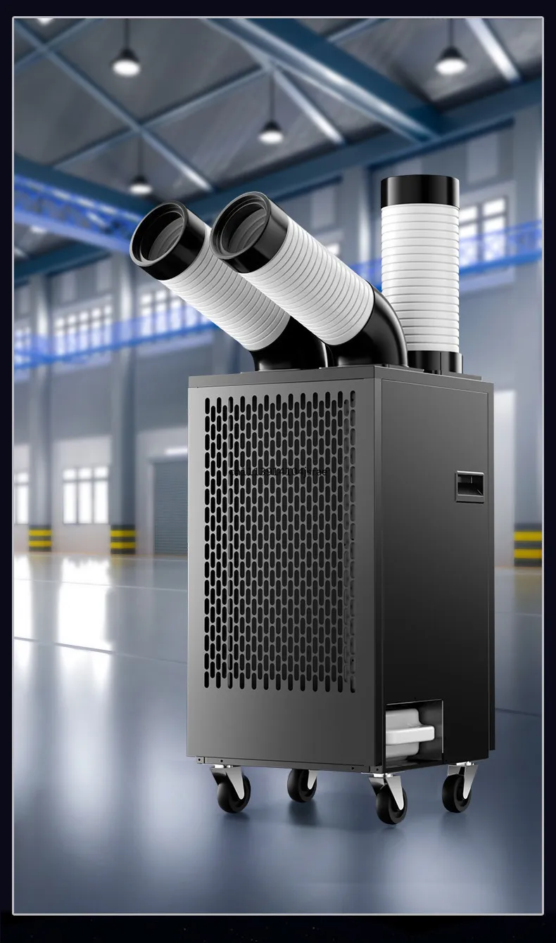 Industrial evaporative air cooler mobile air conditioner kitchen workshop cooling compressor refrigeration  commercial unit