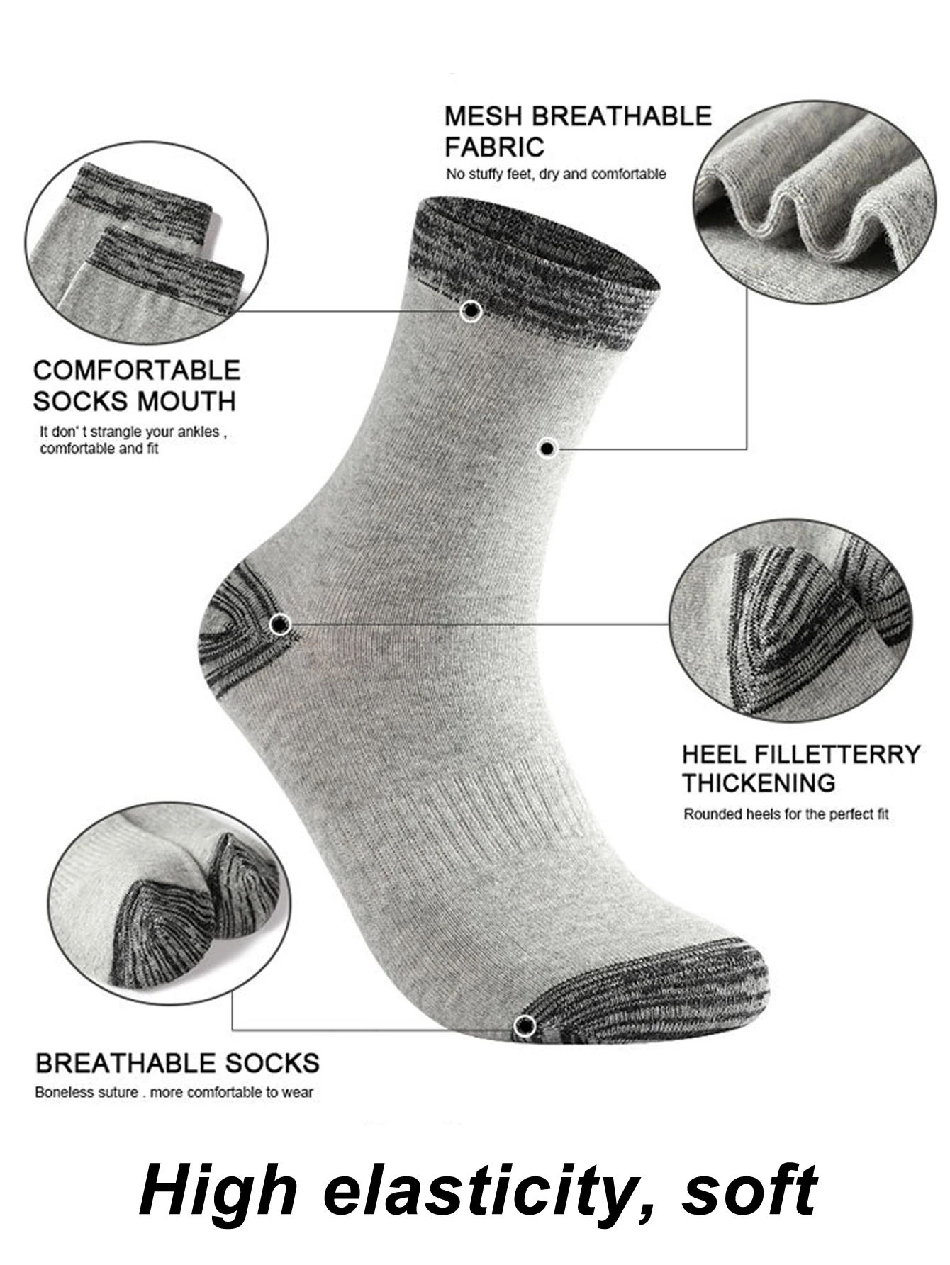 6Pairs Super Thick Merino Wool - Thermal Sock Wool 评论和价格