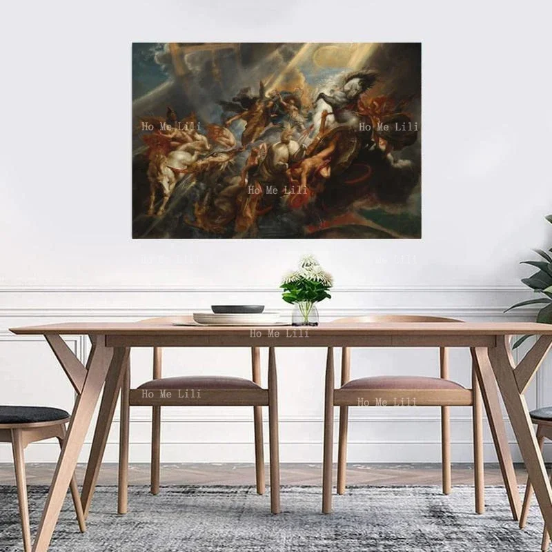 Питер Пол Рубенс: Падение фраолета - Настенное украшение с принтом Giclee Fine Art