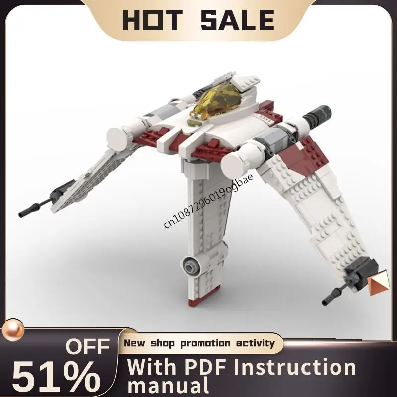 

New 612Pcs Famous Star Battle Movie Moc V-19 Torrent Spaceship Model Diy Creative Ideas Child Toy Birthday Gift Building Blocks