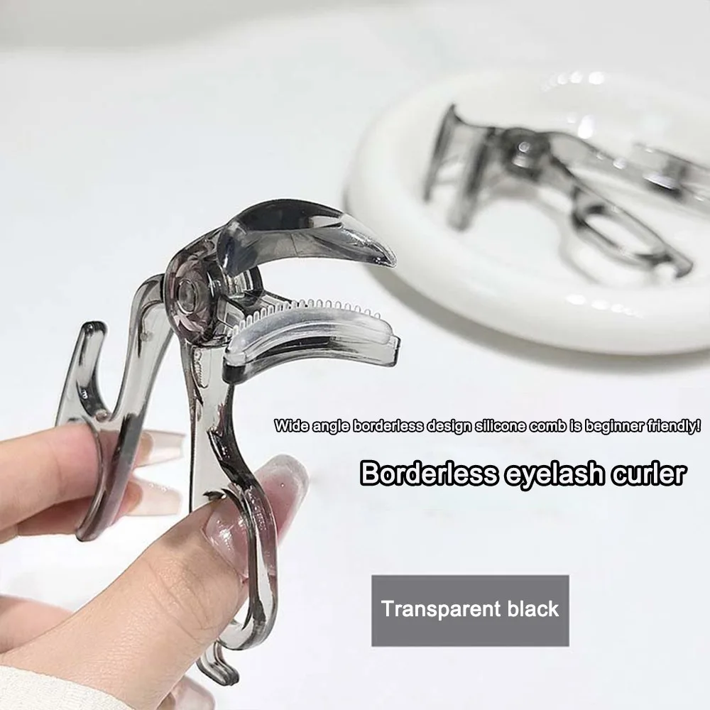 Easy to Use Portable Eyelash Curler ABS Makeup Tool Eyelash Clip Rubber Eyelash Curling Device Women