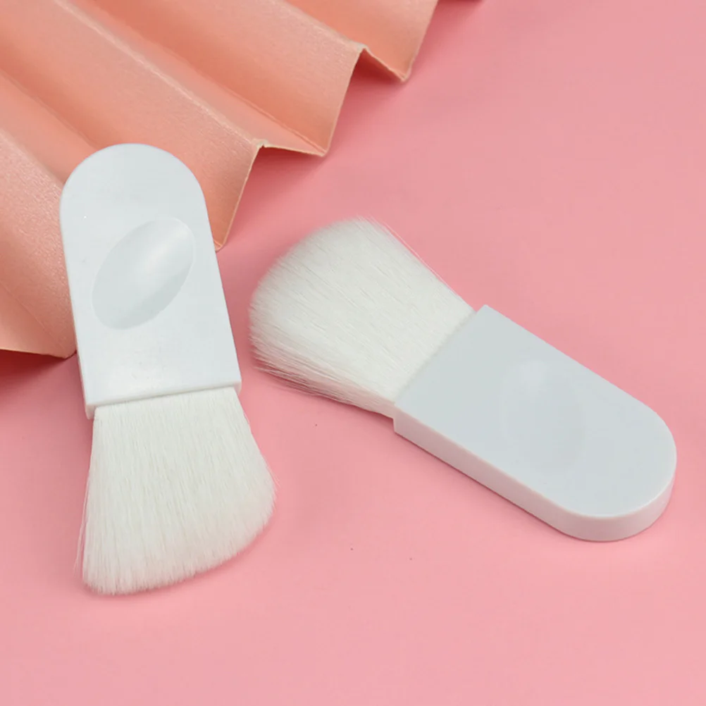 Mini brocha para colorete, artesanía fina, fácil de sostener, para mezclar, para maquillaje Facial, suministros de belleza portátiles, 5 uds.
