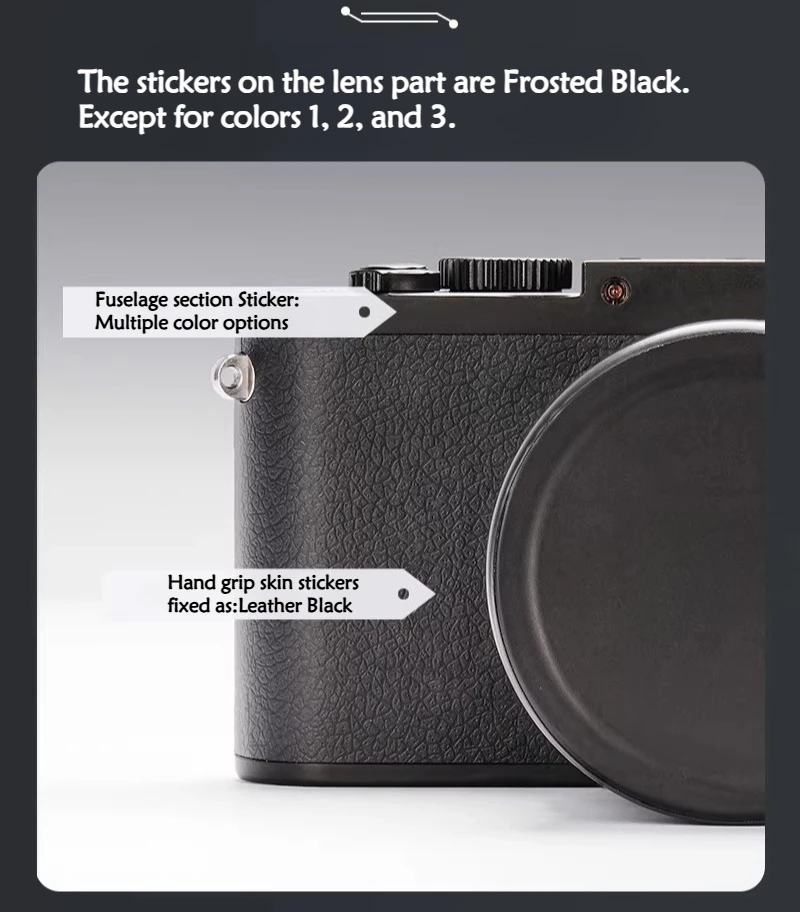 

Q1(TYP116) Защитная пленка-наклейка для камеры, защитная пленка для корпуса Leica Q1(TYP116)