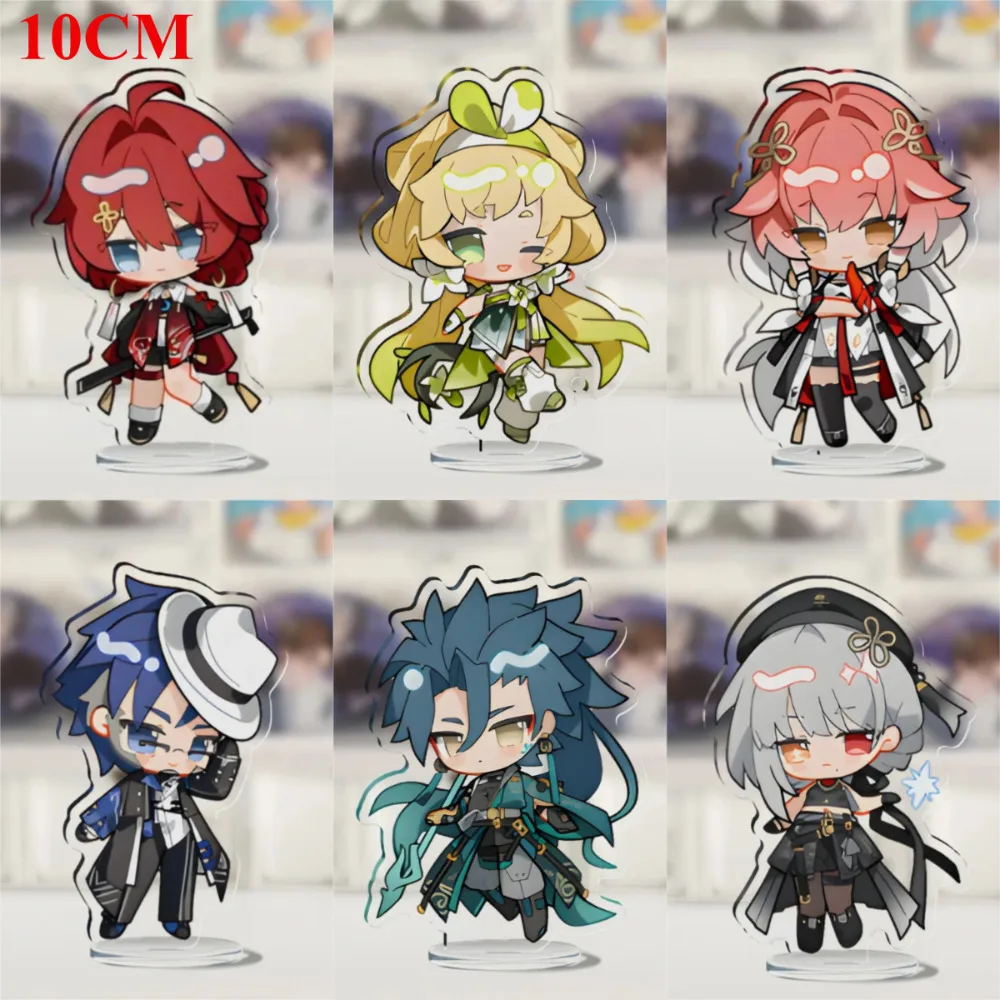 10cm Game Wuthering Waves Acrylic Standee Figure Dan Jin Yangyang Taoqi Jianxin Ji Yan Stand Sign Model Plaque Display Ornament