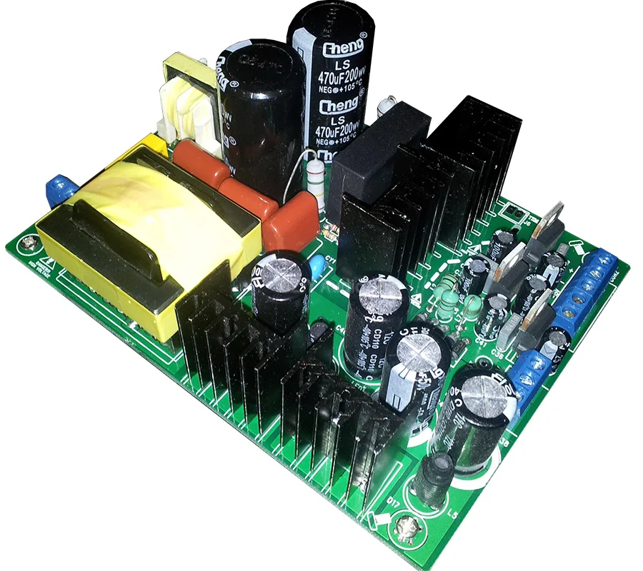 Excelente Placa de fuente de alimentación conmutada, amplificador de 500W, PSU de doble voltaje +/-30V +/-55V +/- 60VDC +/- 50VDC +/-70V,