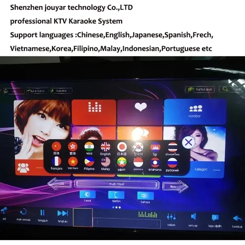 Chinese karaokemachine met scherm