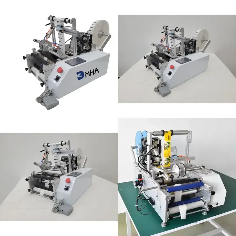 AP01 Automatic Aluminum Cans Labeling Machine for Date Coder Price Code Labeling Equipment