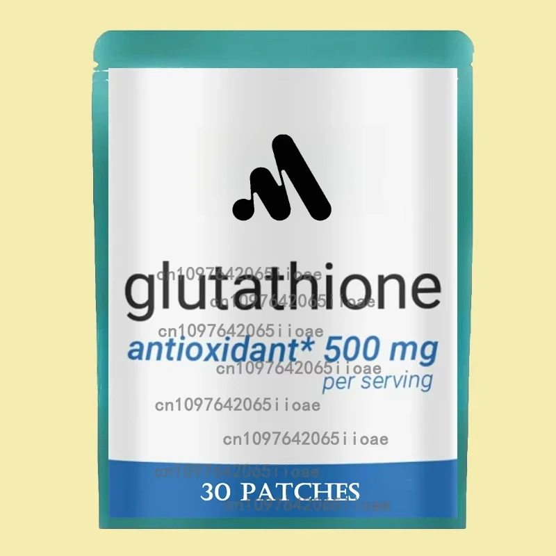 

30 пластырей премиум-класса с глутатионом — уменьшенные транпьютерные пластыри с раствором молока, НАК, коллагеном, витаменом С — сотовое здоровье