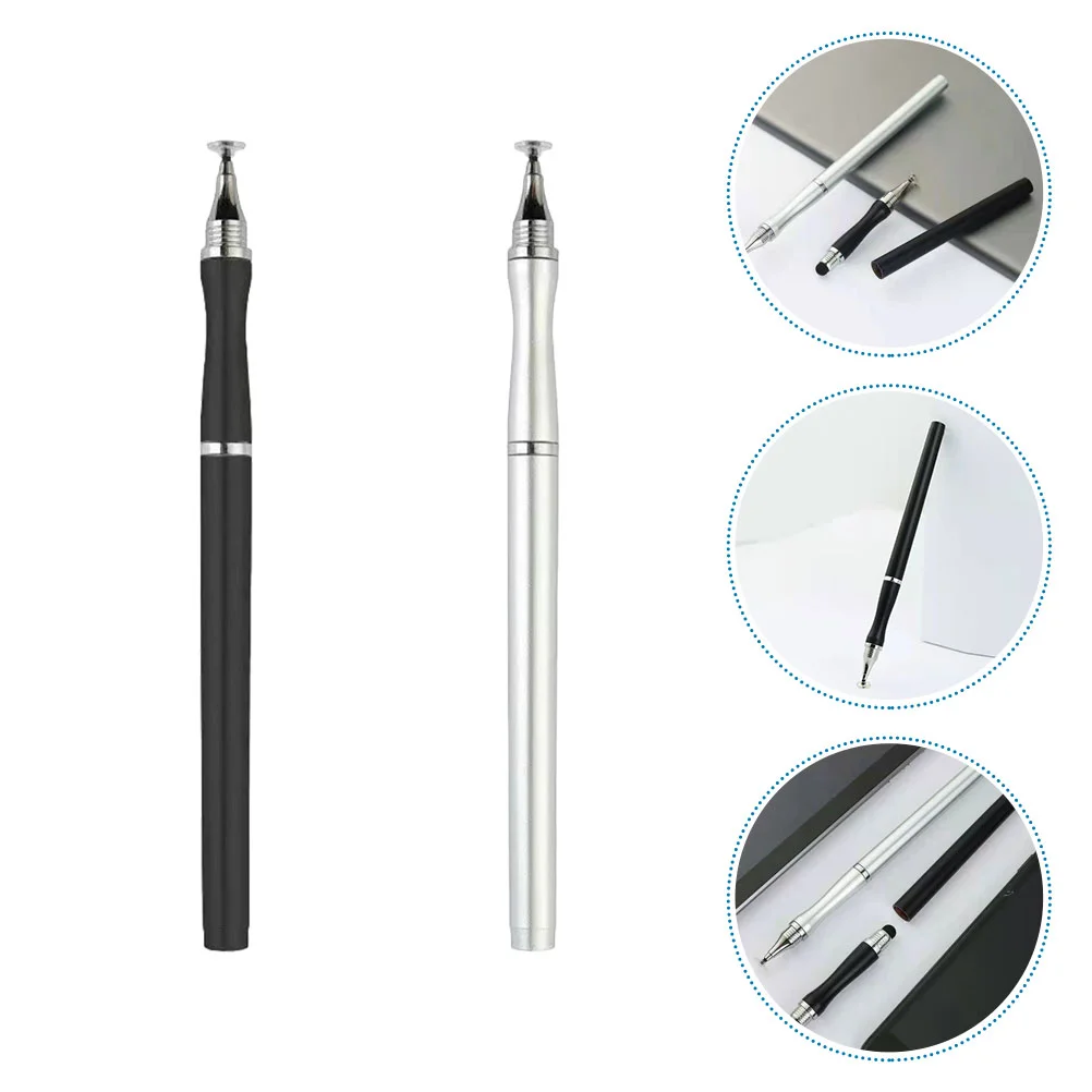 

2 Pcs Screen Capacitive Pen Stylus Creative Tablet Writing Screens Abs Universal
