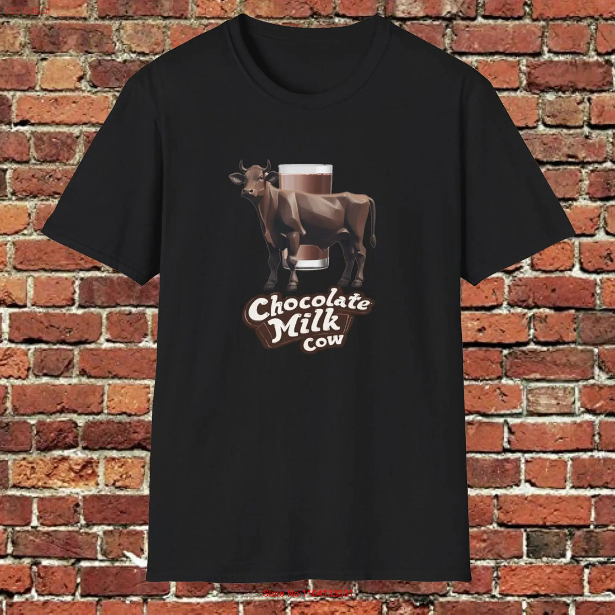 Chocolate Milk Cow T Shirt long or short sleeves