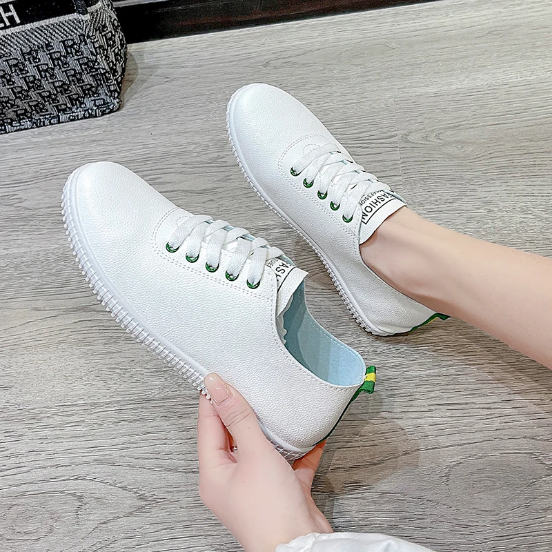 Women Shoes Summer 2024 Spring Women White Casual Shoes Breathable Flats Fashion Breathable Women Sneakers