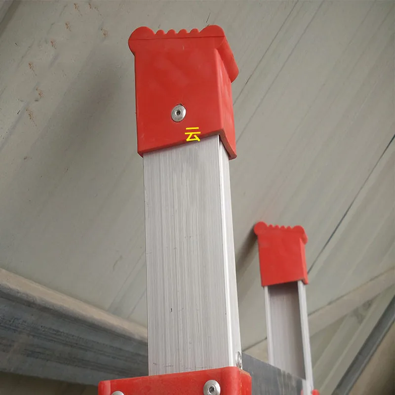 Mallas de goma antideslizantes para escalera de aluminio, mangueras ovaladas horizontales, Protector de suelo, almohadillas para tapones, cubierta