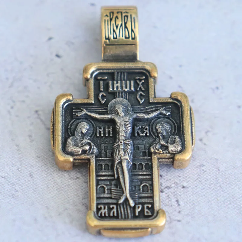 

12g This 925 silver cross embodies Orthodox faith protection to fortify your spirit Pendant Customized 925 SOLID STERLING Silver