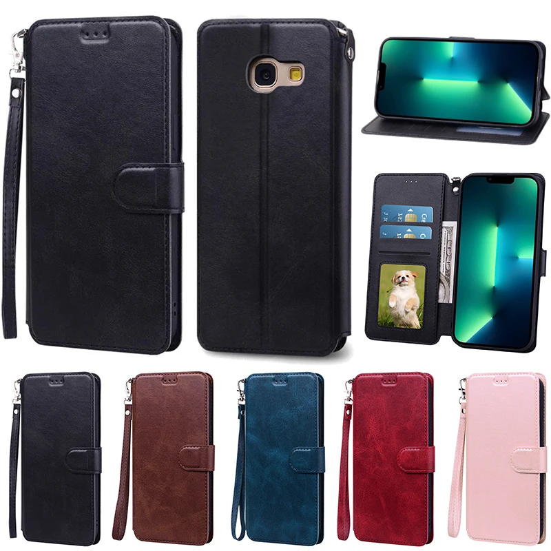 

For Samsung Galaxy A5 2016 2017 A510 A520 Case Magnetic Flip Wallet Case For Samsung Galaxy A5 2017 Protector Leather Book Cover