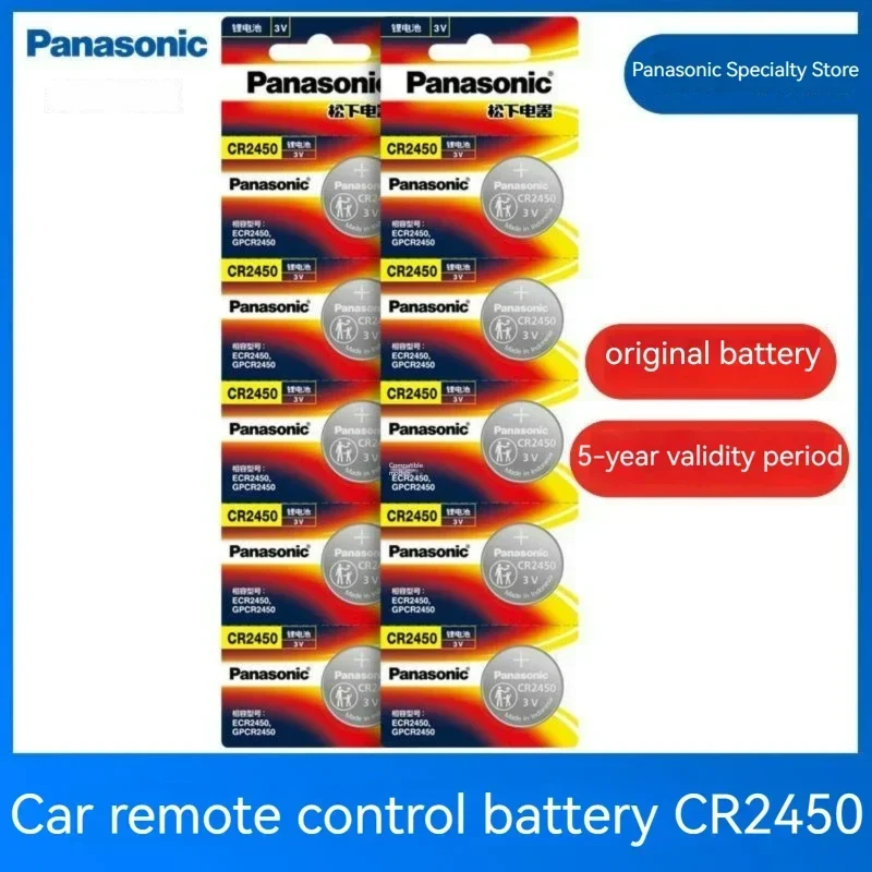 Panasonic CR2430 CR2450 CR2477 3V bateria litowa przycisk bateria moneta zegarek elektroniczna skala lekki kalkulator