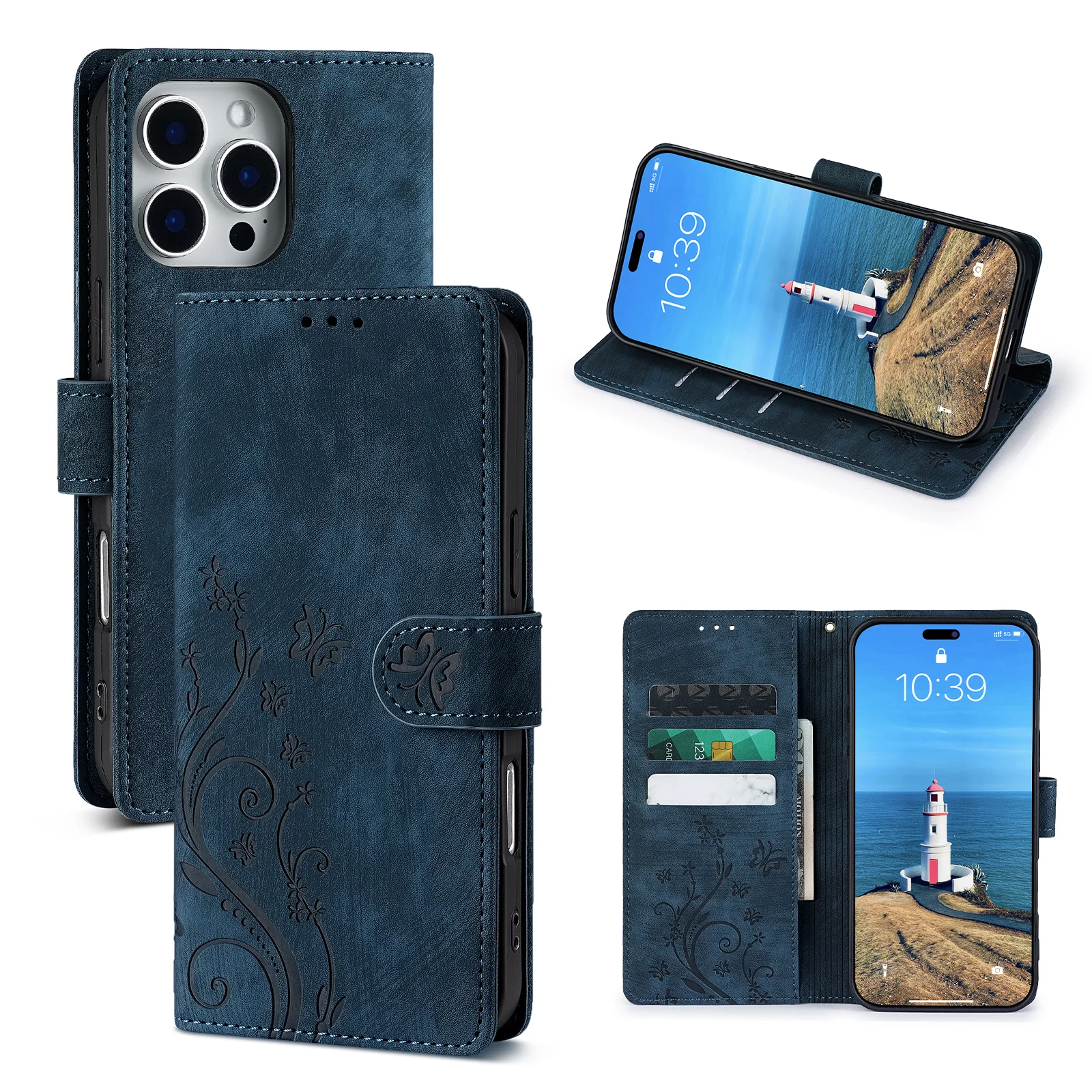 Pu Leather Wallet C…