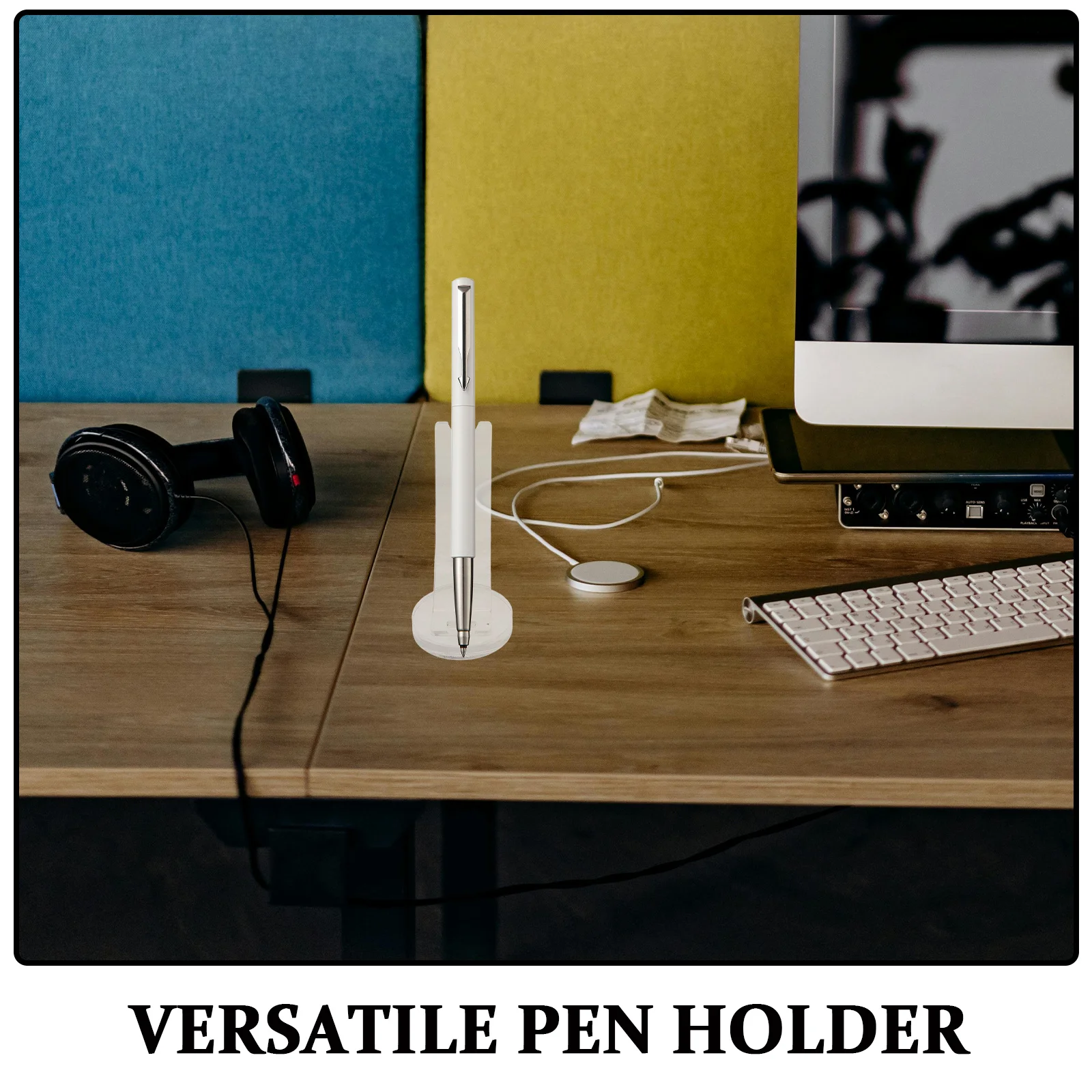 3Pcs Transparent Stift Display Stand Acryl Make-Up Pinsel Halter Multifunktionale Desktop-Organizer für Schule Büro Shop Bleistift