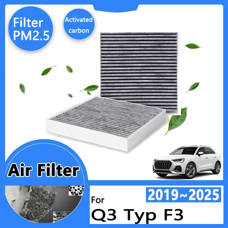 For Audi Q3 Typ F3 S-Line RS Q3 MK2 2019~2025 2024 2023 2022 Auto Accessories Air Filter Intake Engine Conditioners Filter Grid