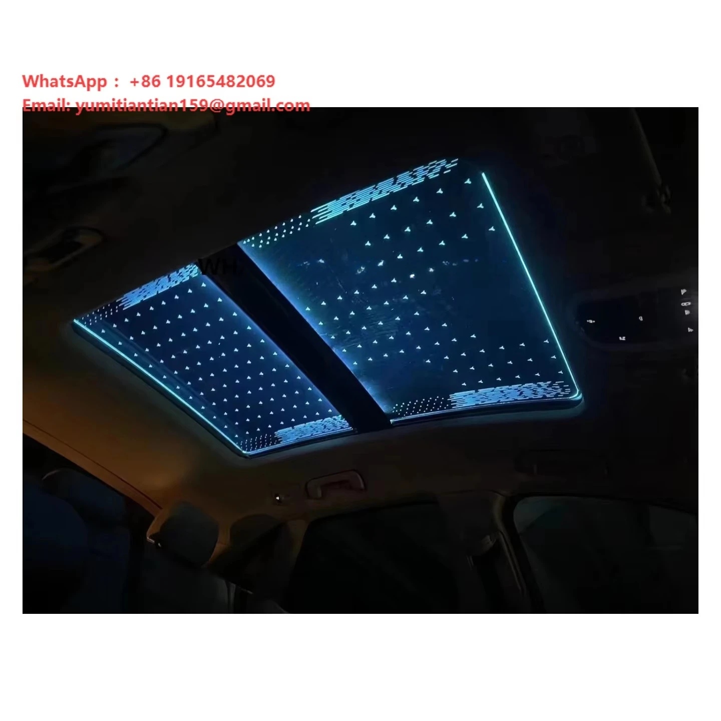 Sunroof Starry Sky Film Car Retrofit Sunroof Star Night Light Car Roof Kit Interior Lighting Suitable for Benz C-class W205