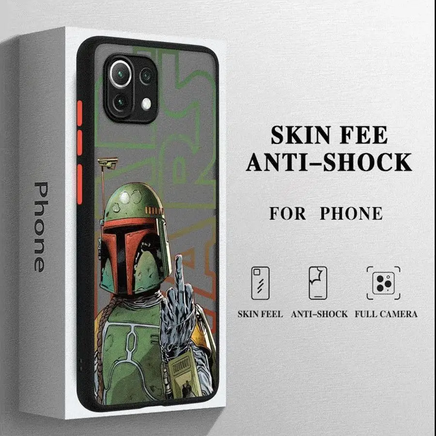 Star Mandalorians W-Wars Phone Case for Xiaomi Mi 9T Pro 10T Pro 11 Lite 5G 11T Pro 11T 12 12X 12T Pro 13 Pro 13 Lite 14 Pro