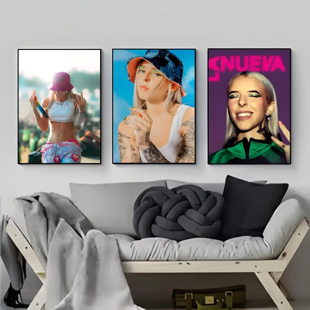 Bold Latin Rapper Y-Young Miko Poster Poster HD  Waterproof Wall Sticker Bar Living Room Decor Gift