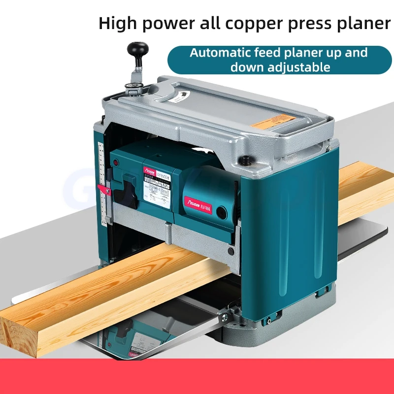 Woodworking Electric Tools Household Pressure Planer Single Sided High-power Desktop Electric Planer Wood planer Machine 220V