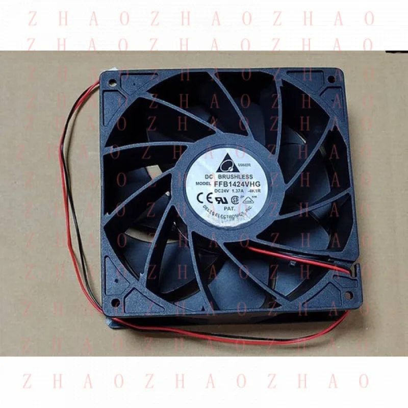 

L+ 1PCS for Delta FFB1424VHG Inverter Cooling Fan 14050 DC24V 1.37A 14CM 2Pin