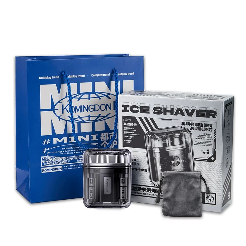 Xiaomi Komingdon Mini Afeitadora eléctrica portátil de viaje recortadora Facial afeitadora impermeable recargable pequeña máquina de afeitar