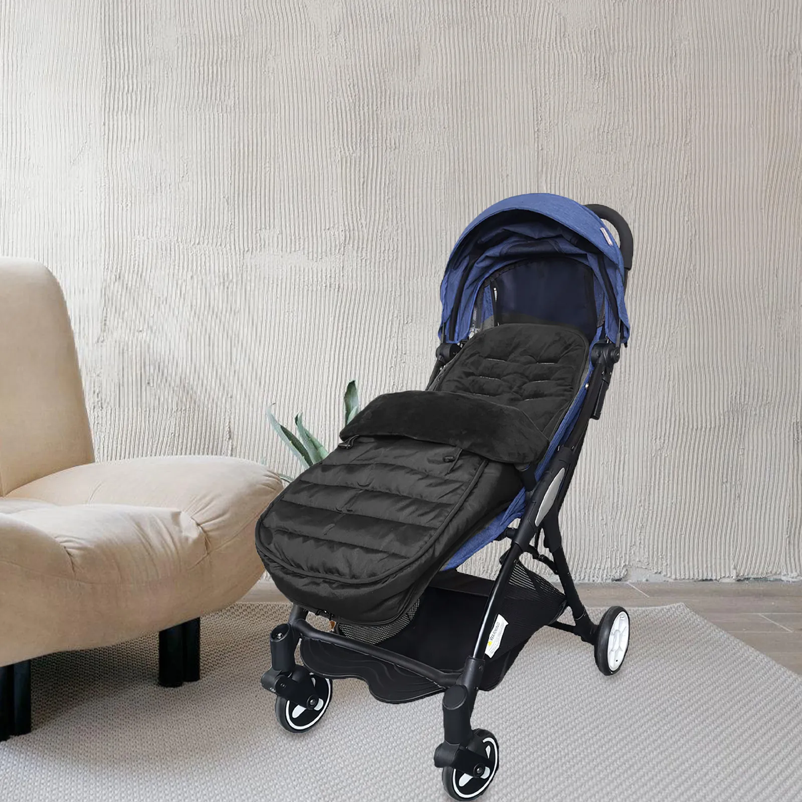 

Infant Warm Bunting Bag Windproof Thick Pram Footmuff For Stroller Winter Sleeping Sack Outdoor Cold Weather Protection