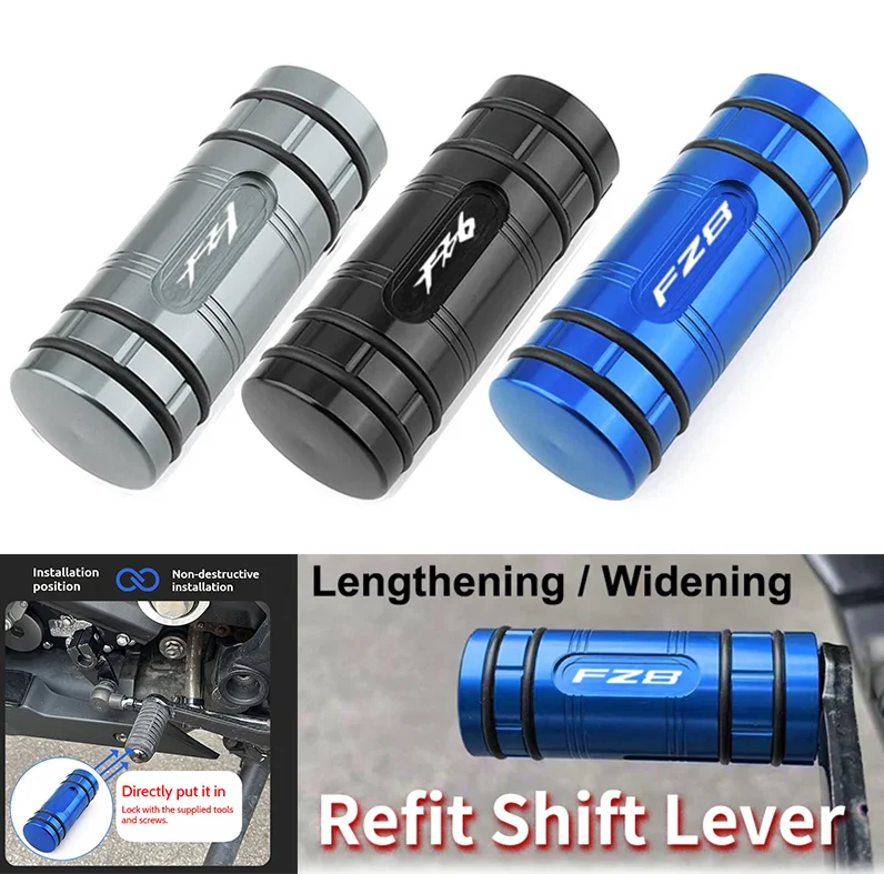 

New Motorcycle CNC Gear Shift Lever Pedal Tip Extension Brake Exquisite parts Fit For yamaha Fazer FZ1 FZ6 FZ8 FZ-1 FZ-6 FZ-8