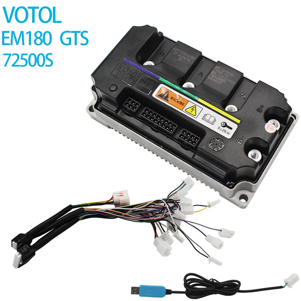 

VOTOL EM180GTS 72500S 200A 3-5kw brushless DC Controller QS Motor Electric motorcycle Motor scooter Intelligent programmable