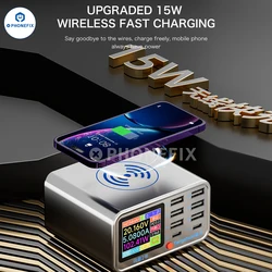 ShanBa No.1/ NO.2 8-Port PD Multifunction Fast Charger for Phone Laptop Short Circuit Repair Current Detector Burn-in Repair