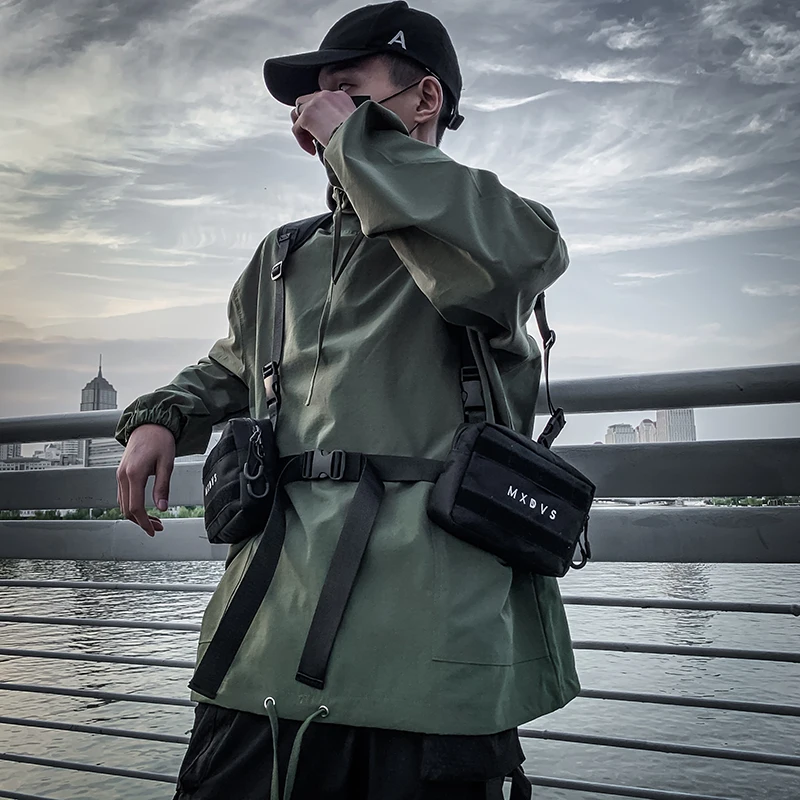 Tactical Chest Vest Bag Backpack Front Rig Pouch Outdoor Camping Cycling Hiking Hunting Climbing Fishing Lure Travel Fanny Pack