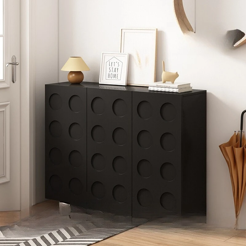 

Black Family Shoes Rack Interior Storage Simple Modern Shoe Rack Living Room Ultrathin Armadi Da Soggiorno Cabinet Furniture