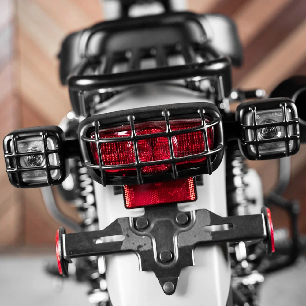Motorcycle Matt Black Headlight Turn Signal Taillight Grill Cover For 2020-2023 CT125 Trail 125 Hunter Cub