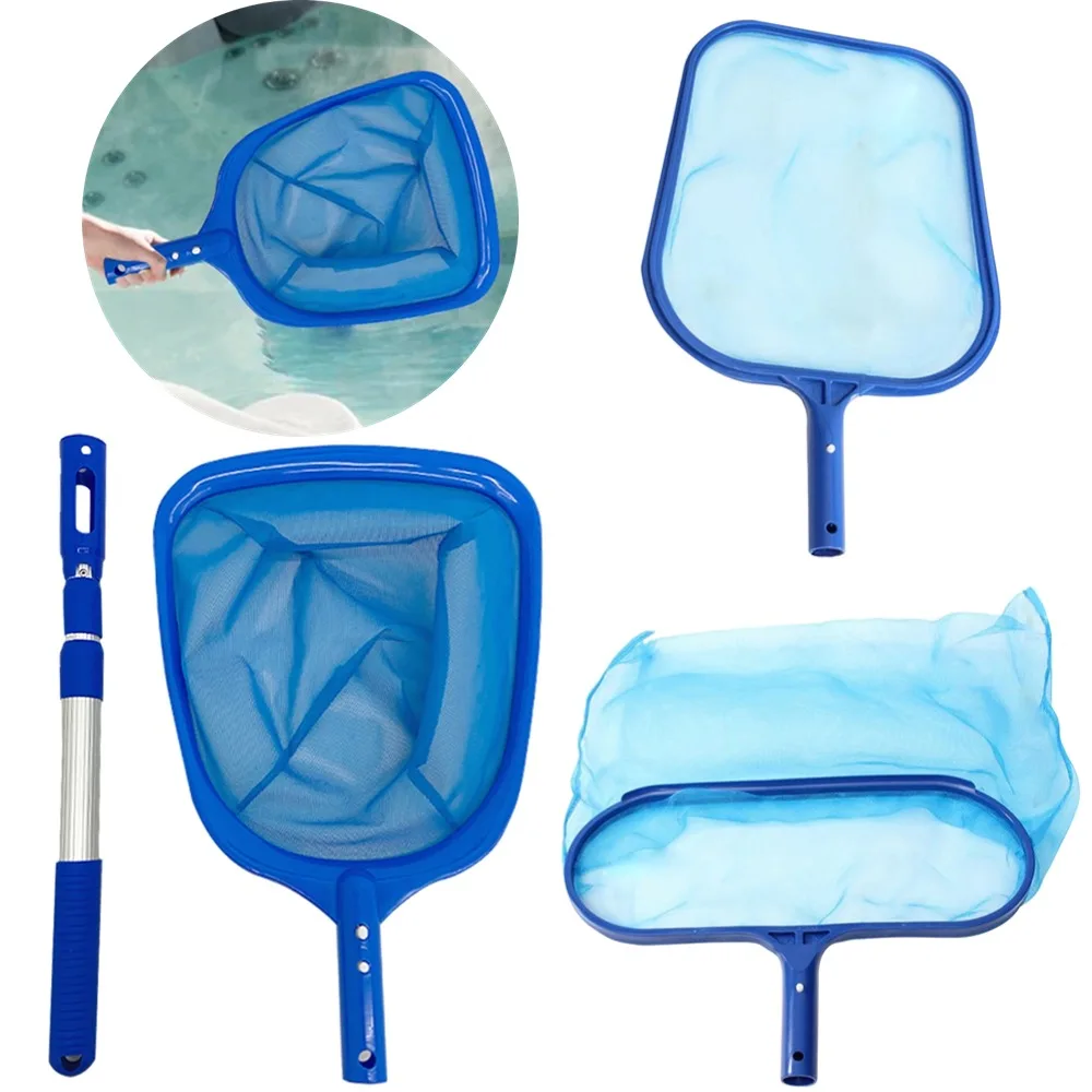 

Swimming Pool Cleaner Net Detachable Telescopic Rod Pool Skimmer Fish Pond Cleaning Filter Swimming Pool Spa Leaf Trash Net