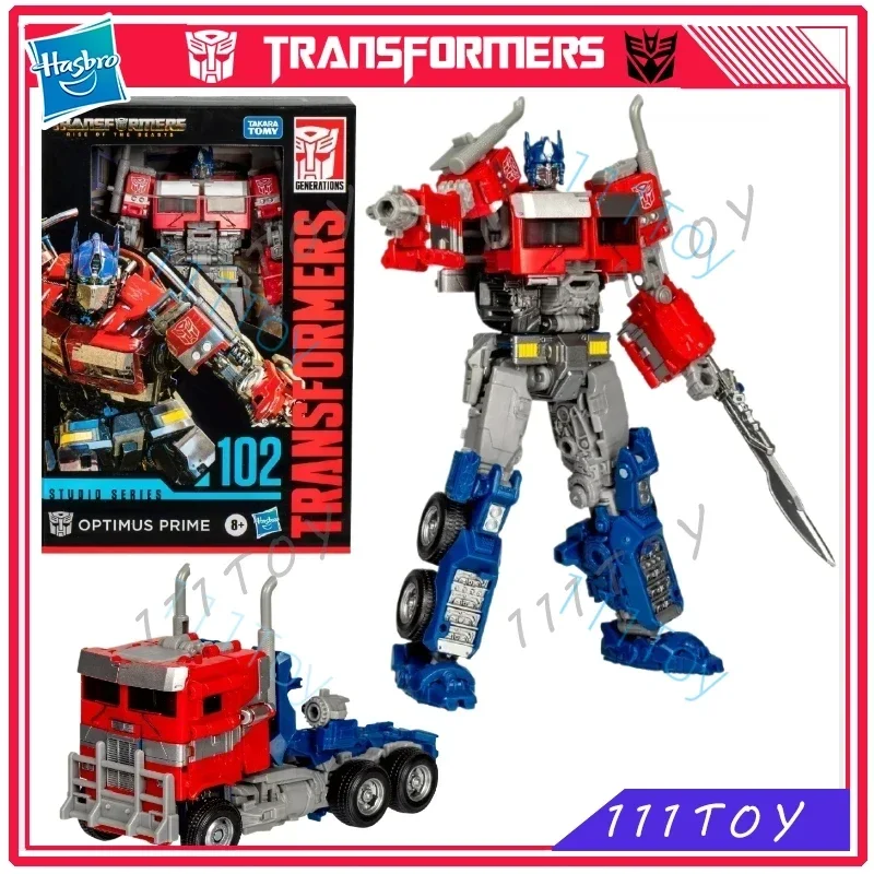В наличии Hasbro Трансформеры Классические игрушки Студийная серия SS-102 Optimus Prime Фигурка Робот Игрушка Коллекционные подарки Хобби