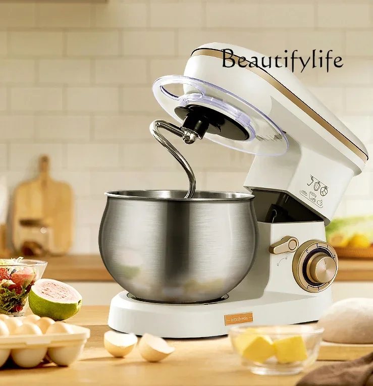 Home Stand Mixer Automatic Dough Multifunctional Bread Machine Smart Light Tone Large Capacity