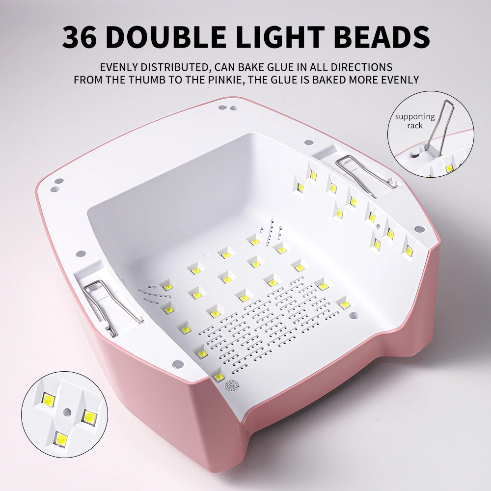 LIMEGIRL 42 LEDS Oplaadbare UV LED Nagellamp Professionele Draadloze Droger Machine voor Nagelgel Polish Drooglamp Manicure Tool