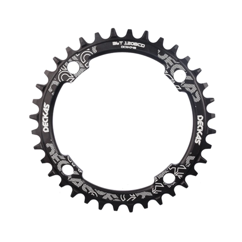 DECKAS 120BCD 36T/38T/40T/42T/44T MTB Crank Chainring Hollow Repair Suitable BCD 120mm