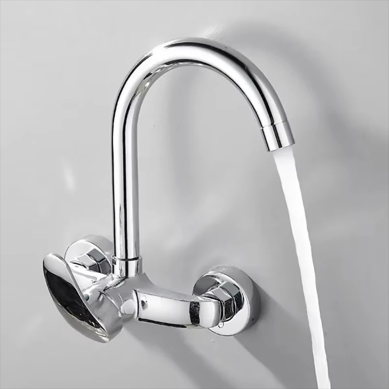 

Adea Grifo De Cocina Pared, Lavabo Agua Fr a Y Caliente, Lavadero, Balc n, Lavabo, Con V lvula Mezcladora Cobre