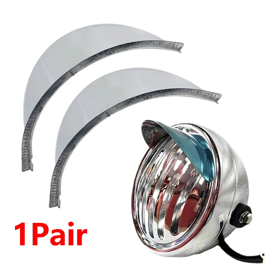 

Motorcycle parts 1Pair 5.2" Passing Lamp Visor Spotlight Visor For Cafe Racer Harley Kawasaki Ducati Davidson Yamaha Honda