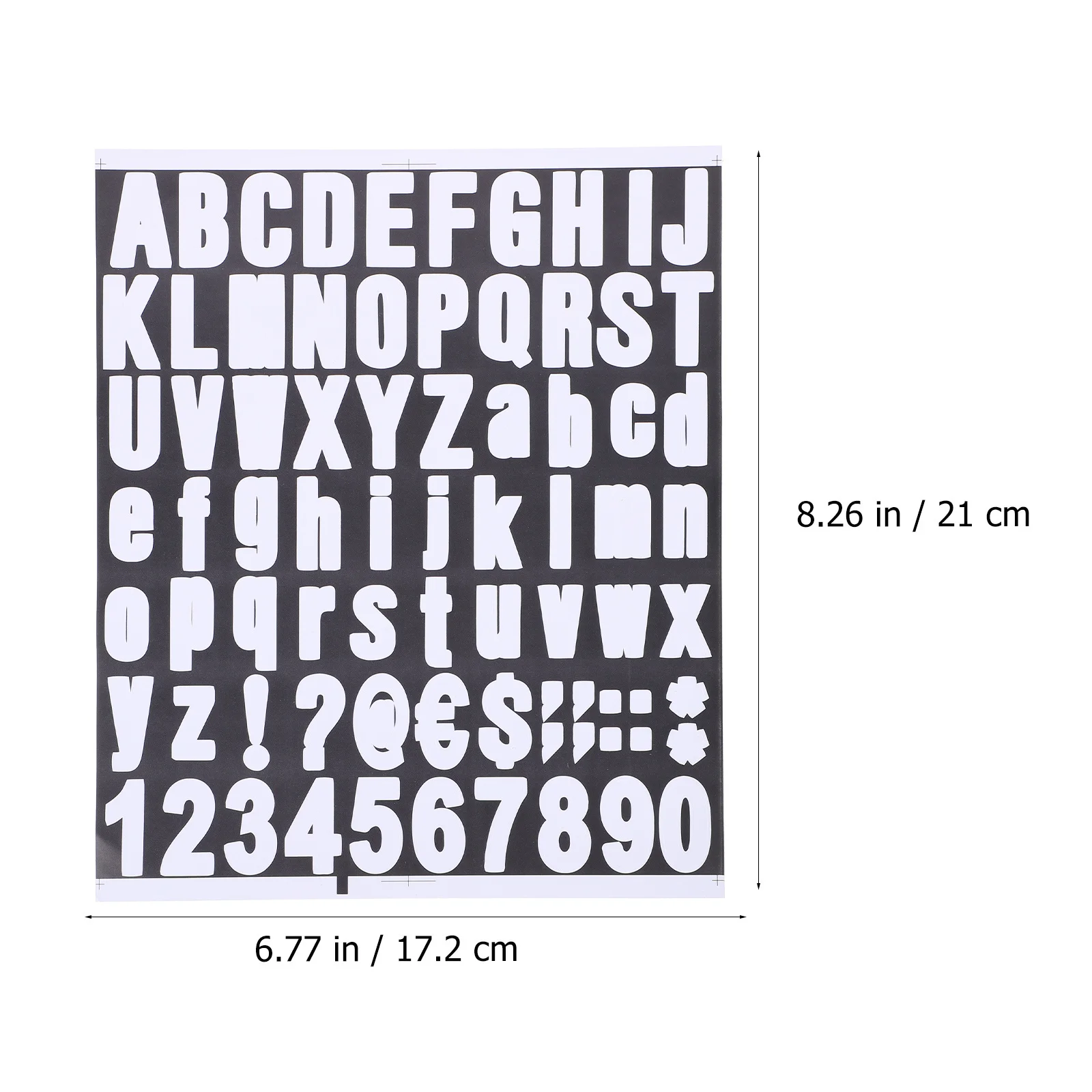 10 أوراق أرقام الحروف الأبجدية ملصقات لاصقة للحرف اليدوية سكرابوكينغ لتقوم بها بنفسك مكتب المنزل تسجيل لاصق الشارات عصا على الحروف