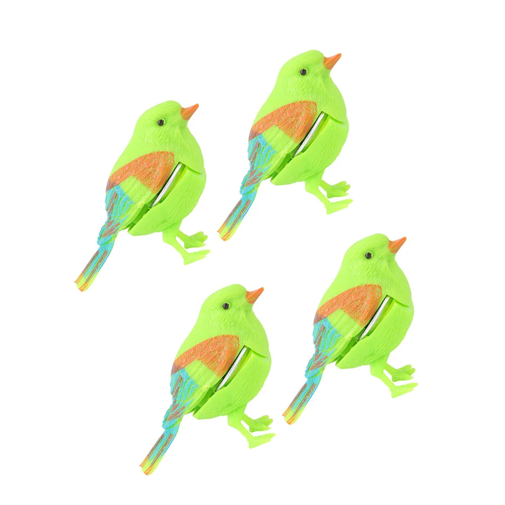 4 pcs Sprach steuerung Vogels pielzeug für Kinder Simulation Babys pielzeug vokal isieren Miniatur singen kleinen Klang lustig abs Kind